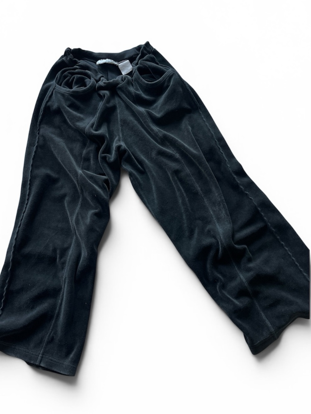 Sonia Rykiel Paris Velour Pants | Made in France | Early 1990s Archive